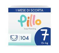 Pannolini Pillo Taglia 7 XXL 15+ Kg 104 St