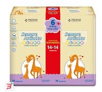 PANNOLINI PROFAR SEMPRE ASCIUTTO ULTRA EXTRA 15/30 KG BIPACCO 14+14 PEZZI