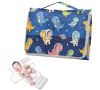 Pannolini riutilizzabili per bambini con tasca in tessuto dinosauri nello spazio blu navy bambino fasciatoio per neonati ragazza e ragazzo cambiador de pa?ales para Bebes