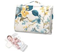 Pannolini riutilizzabili per bambini con tasca in tessuto paradiso scoiattolo bianco sporco da viaggio fasciatoio per bambino con cuscino integrato cambiadores de pa?ales para Bebes
