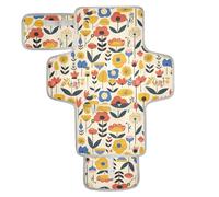Pannolini riutilizzabili per la pipì con tasca in tessuto da viaggio fasciatoio per neonati per mamme, papà boho fiori retrò