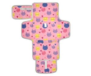 Pannolini riutilizzabili per la pipì del bambino con tasca in tessuto a forma di cuore di gatto rosa per neonati per mamme e papà