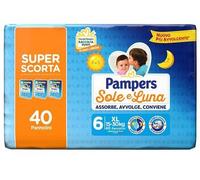 PAMPERS SOLE E LUNA PACCO TRILO TAGLIA 6 DA 40 PANNOLINI (15-30 KG)