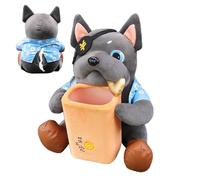 Pannolino auto carvini per cani in peluche Can | Doggie Car Box di 2 in 1 | Altezza asciugamano per veicoli, Organizzatore per bracciolo multifunzionale contenitore decorativo