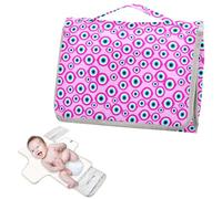 Pannolino riutilizzabile con tasca in tessuto Evil Eye Rosa Semplice Classico Impermeabile Fasciatoio Pad per Neonati Ragazza & Ragazzo cambiador de pa?ales para Bebes