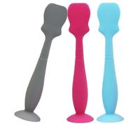 Pannolino spatola di crema da pannolino 3pc in silicone spatola per cucciolo staccabile con tana di aspirazione fine alimentare grade impermeabile a prova di olio impermeabile 1, 5x6, 3 pollici..