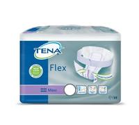 Pannolino traspirante con cintura di fissaggio Tena Flex Maxi - L - Cartone 22x