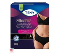 PANNOLONE A MUTANDINA ASSORBENTE TENA SILHOUETTE NOIR L VITA BASSA 10 PEZZI