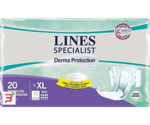 PANNOLONE A MUTANDINA LINES SPECIALIST DERMA MAXI XL 20 PEZZI