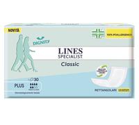 Fater PANNOLONE LINES SPECIALIST CLASSIC RETTANGOLARE CON BARRIERA CONTROL 30 PEZZI