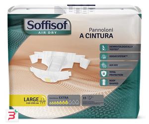 PANNOLONE MUTANDINA A CINTURA EXTRA SOFFISOF L 15 PEZZI