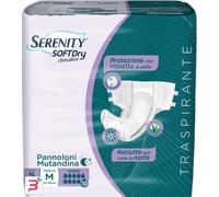 Serenity Soft Dry Sensitive Pannoloni Mutandina Maxi Taglia M Confezione da 15 Pezzi
