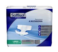 Pannolone mutandina soffisof classic super l 30 pezzi