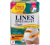 PANNOLONE PER INCONTINENZA LINES SPECIALIST PANTS EXTRA UNISEX M 7 PEZZI