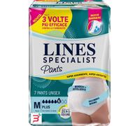 PANNOLONE PER INCONTINENZA LINES SPECIALIST PANTS PLUS UNISEX M 7 PEZZI