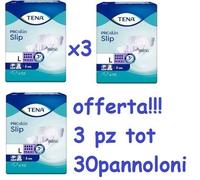 Pannolone Per Incontinenza Tena Proskin Slip Maxi L 10 Pezzi offerta 3 confezzi