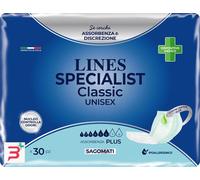 PANNOLONE SAGOMATO LINES SPECIALIST CLASSIC PLUS 30 PEZZI