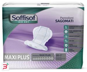 PANNOLONE SOFFISOF AIR DRY SAGOMATO MAXI PLUS 20 PEZZI
