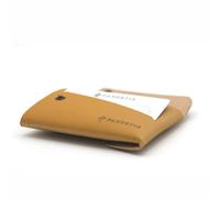 pannotia - Biznaga - Portafoglio uomo piccolo e minimalista, perfetto regalo uomo. Elegante, pratica ed ecologica. Carte e banconote non piegate. Ideale come portafoglio da uomo. Pelle riciclata,
