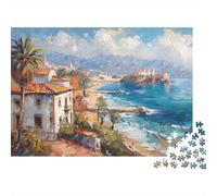 Panorama campagna marina Puzzles 1000 Pezzi In cartone Spesso, Un Puzzles Per Enigma Per Il Relax Mentale, Ideale Per Partita Puzzle Game, Puzzle 38x26cm/1000pcs