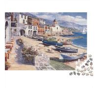 Panorama campagna marina Rompicapo 1000 Pezzi In cartone Extra Spesso, Un Classico Puzzle A Pezzi Per Pace Interiore, Ideale Per Sfida Personale, Regalo Di Compleanno Originale 52x38cm/1000pcs