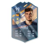 Panorama Carta Calcio Personalizzata Héros 21x30 cm in Metacrilato - Ultimate Team Card - Adesivo Soccer - Regali Originali per Amici