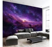 Panorama Carta Da Parati Murale 350 X 256 Cm, Parati Murali Tema Cielo Stellato Dell'Universo Fantasy, Murales Fantascienza Mistero, Poster Con Effetto 3D Decorazione Soggiorno Camera Letto Sala