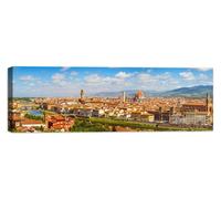 panorama firenze - Quadro Stampa su Tela con Telaio in Legno