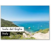 Panorama Isola Del Giglio, Calamita da Frigorifero