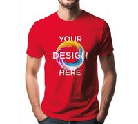 Panorama T-Shirt Unisex Personalizzata Colore Rosso - 100% Cotone - Regali Uomo e Donne - Stampa Originale - T-Shirt a Maniche Corte