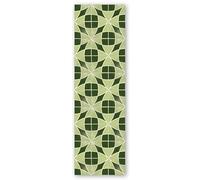 Panorama Tappeto in Vinile - Tappeti in PVC Grandi - Tappeto da Cucina, Corridoio e Soggiorno - Modello Linares Verde 60x200 cm