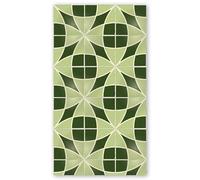 Panorama Tappeto in Vinile - Tappeti in PVC Grandi - Tappeto da Cucina, Corridoio e Soggiorno - Modello Linares Verde 60x110 cm
