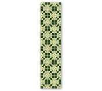 Panorama Tappeto in Vinile - Tappeti in PVC Grandi - Tappeto da Cucina, Corridoio e Soggiorno - Modello Linares Verde 60x250 cm