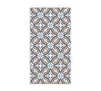 Panorama Tappeto Vinile Corridoio - Varie Dimensioni - (Idraulico Orientale Blu 60x250 cm)