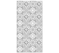 Panorama Tappeto Vinile - Modello Idraulico Granada Grigio 60x110 cm - Varie Dimensioni - Tappetino Lavabile per la Cucina - Passatoia PVC Antiscivolo