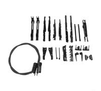 Panorama tetto apribile kit di riparazione cavo in ABS nero compatibile per BMW X5 E70 F15 e BMW X3 E83 E53 Ricambio OE 54137118849 54107278144 per un facile montaggio
