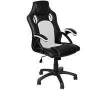 Panorama24 - Sedia da gaming, ergonomica, 9 varianti di colore, braccioli imbottiti, meccanismo basculante, portata fino a 150 kg, certificata TÜV
