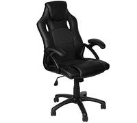 Panorama24 - Sedia da gaming, ergonomica, 9 varianti di colore, braccioli imbottiti, meccanismo basculante, portata fino a 150 kg, certificata TÜV