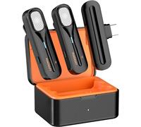 Panoraxy Micro Cravatta, Micro Cravatta Senza Fili per Android/iPhone 15, Riduzione Intelligente del Rumore USB Type-C Plug & Play Facile da usare senza Bluetooth per Youtube, TikTok, Facebook