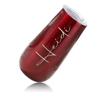 PANPANZZ Flûte Da Champagne Personalizzata Per Damigelle D'onore, Bicchiere Termico Da 180 Ml Con Nome Personalizzato, Bicchiere Sottovuoto A Doppia Parete In Acciaio Inossidabile, Bomboniere(Red)