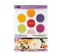 PanPastel 30115 Susan Tierney Cockburn Flower Coloring #1 Ultra Soft Artist Pastel 10 Kit di colori w/Sofft Tools & Palette