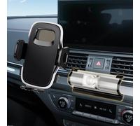 PANPHEN Supporto per Telefono Audi, Compatibile con Q5 2018-2022 e Smartphone da 4,7 a 7 Pollici, Base Personalizzata, Funzionamento con Una Sola Mano, Regolabile, Hand Free