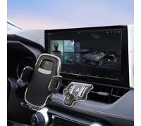 PANPHEN Supporto per telefono Toyota con base personalizzata, supporto per telefono auto per accessori Toyota Rav4 2019-2023, mani libere Toyota, supporto telefonico per 4,7-7 in telefoni