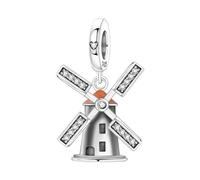 PANPOKI Ciondolo in argento Sterling 925 a forma di cuore con simbolo dell'infinito e scritta "Nurse", per braccialetti e collane, con scritta in lingua inglese "Mother Daugther", in S925, gioielli