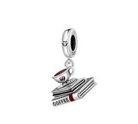 PANPOKI Infinity Love Heart Infermiera 925 Argento Sterling Charm per Braccialetti e Collane, Ciondolo a Goccia Madre Figlia, Perline S925 Gioielli per Donne, Mamma, Famiglia, 1, Argento sterling