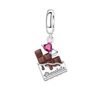 PANPOKI Infinity Love Heart Infermiera 925 Argento Sterling Charm per Braccialetti e Collane, Ciondolo a Goccia Madre Figlia, Perline S925 Gioielli per Donne, Mamma, Famiglia, 1, Argento sterling