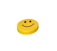 PanQube Soft Foam Active play Embroiderd Smiley Face round Seats for Toddlers and Kids Yellow 39 X 8