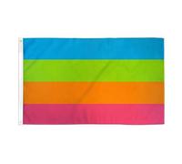 Panromantic Lgbtqia Lgbt Bandiera Dei Pirati 90X150Cm Moda Bandiere Da Giardino Appendere Bandiera Da Giardino Per Fattoria Parete Decorazione