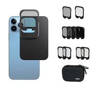 Pan's Scheme - Filtro magnetico a scatto compatibile con iPhone 15 Pro Max con base magnetica, nebbia nera, set di effetti, set ND, custodia per il trasporto (tutti i pacchetti)