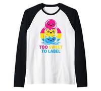 Pansessuale Carino Maglia con Maniche Raglan
